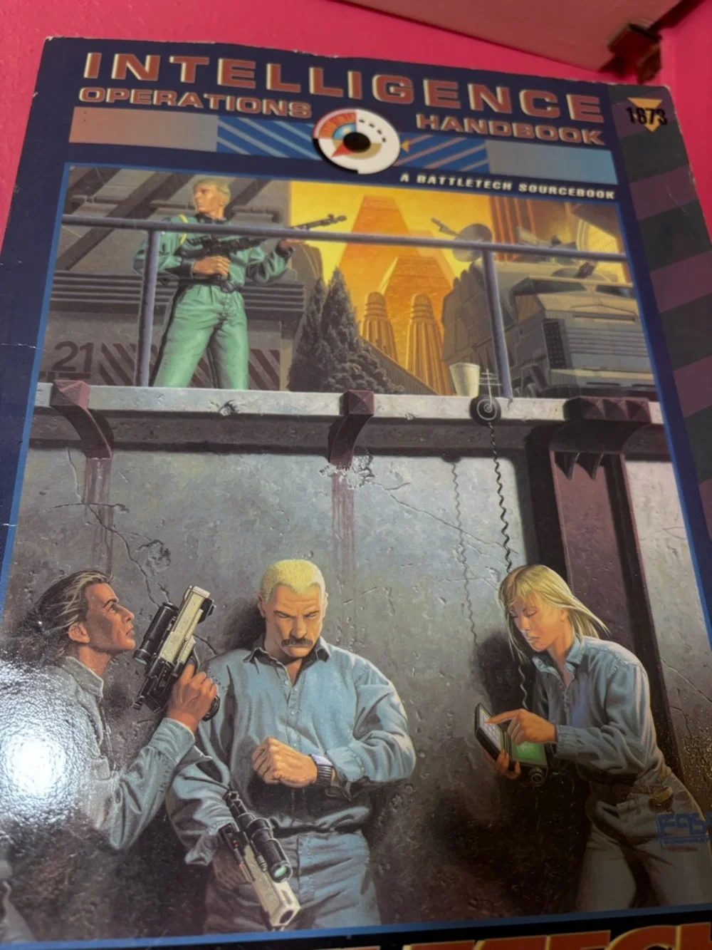 Vintage Battletech & Mechwarrior Intelligence Operations Handbook 1993 Retro GUC
